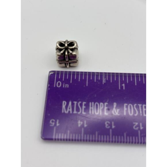 Authentic Pandora Bow Present Gift Charm Bead Silver Sterling 925 ALE 790300 - Picture 6 of 6